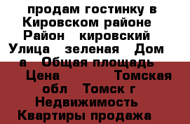 продам гостинку в Кировском районе › Район ­ кировский › Улица ­ зеленая › Дом ­ 28а › Общая площадь ­ 17 › Цена ­ 1 050 - Томская обл., Томск г. Недвижимость » Квартиры продажа   